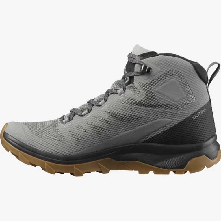 Salomon Outline Mid GTX Men's Hiking Boots Grey | CA 15U47